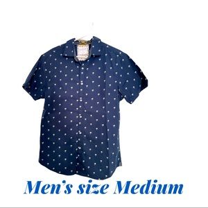Palm tree Denim & Flower men’s shirt